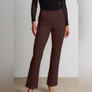 Brown Bootcut High Rise Pant